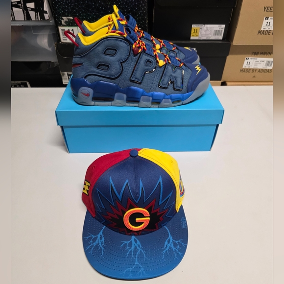 Nike X Doernbacher Air More Uptempo Sneakers & Cap